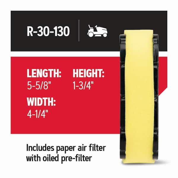 Air Filter for Walk-Behind Mowers, Fits: Kohler Courage SV710-740,20-27 HP Engines