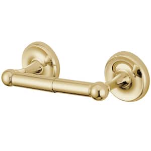 Classic Toilet Paper Holder in Polished Brass