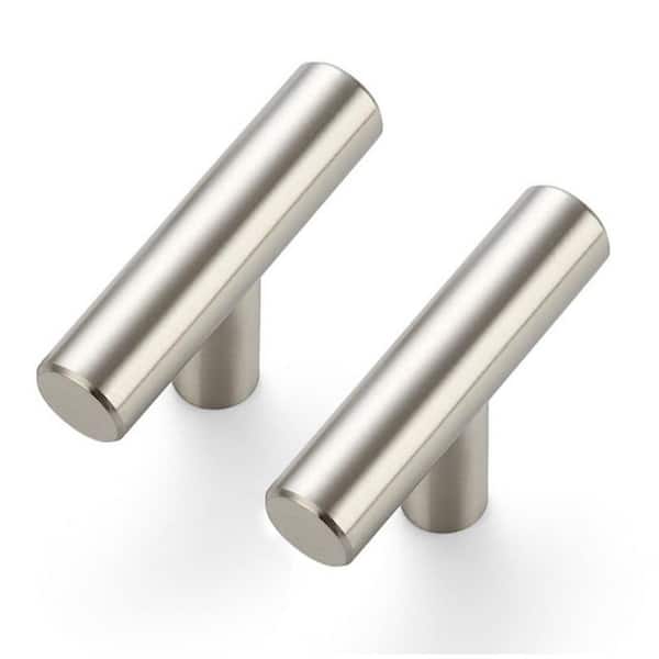 30-Pack Brushed Nickel Cabinet Knobs, Stainless Steel Kitchen Cabinet Handles, 2 in. Single Hole Drawer Pulls
