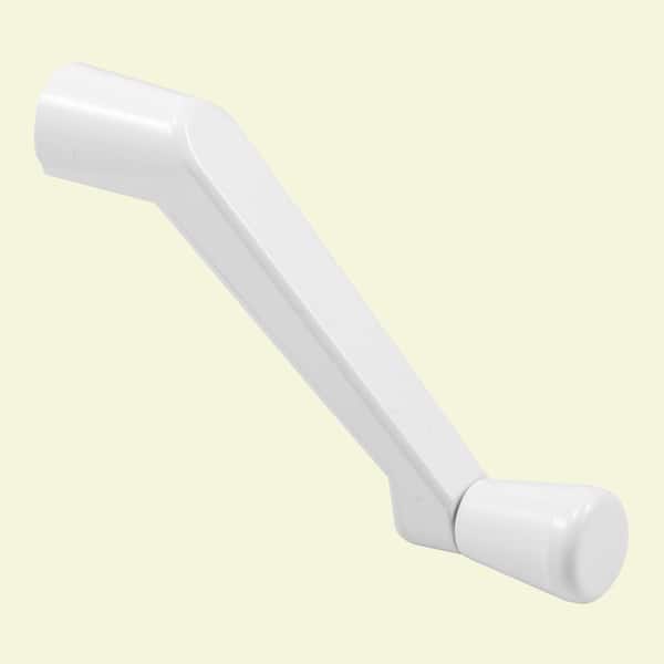 Window Operator Crank Handle, 11/32 in. Bore, White Enamel Finish
