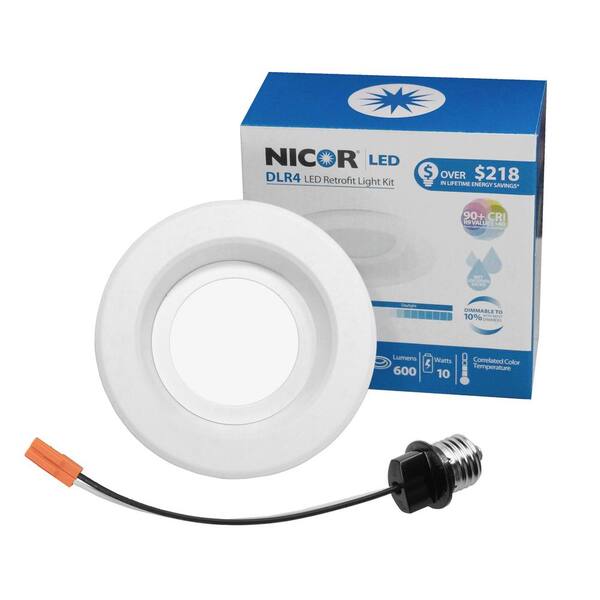 Nicor LED DLR4 LED Retrofit Light Kit 3000K/ 9 Watt NIB 