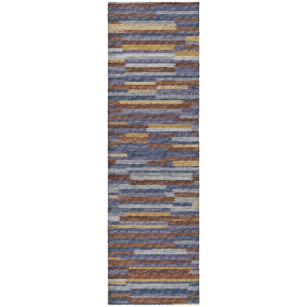 Dream Shag Premium Machine Washable Abstract ADS114 Landscape 2 ft. x 7 ft. Runner Rug