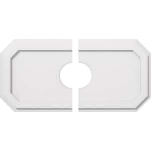 28 in. W x 14 in. H x 5 in. ID x 1 in. P Emerald Architectural Grade PVC Contemporary Ceiling Medallion (2-Piece)