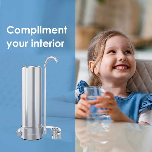 Waterdrop WD-CTF-01 Countertop Filtration System, 5-Stage Faucet
