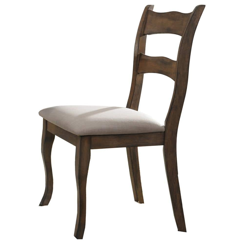 brown ladder back chairs