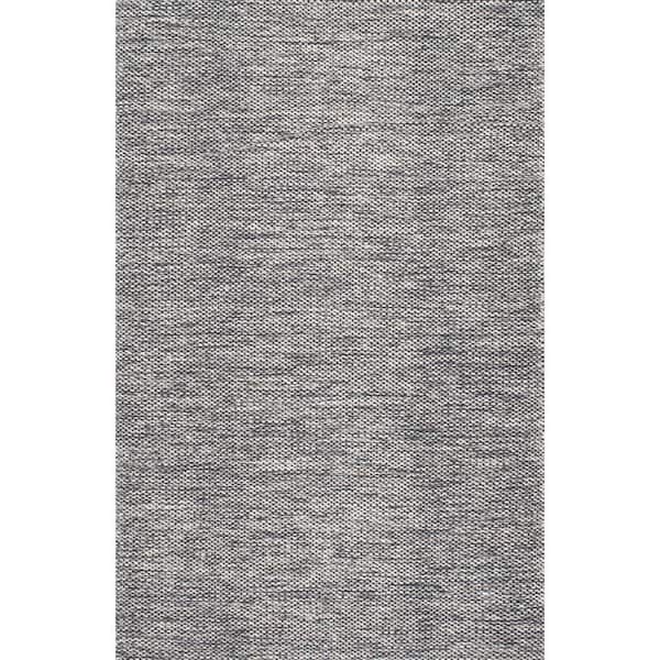 nuLOOM Wisniewski Solid Gray 8 ft. x 10 ft. Area Rug