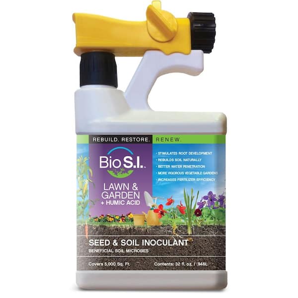 Bio SI Lawn and Garden Plus Humic Acid 32 fl. oz. Spray Bottle Seed and Soil Innoculant
