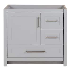 Craye 36 in. W x 22 in. D x 34 in. H Bath Vanity Cabinet without Top in Pearl Gray