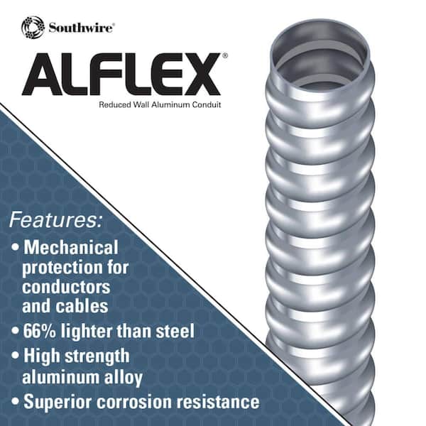 Gampak FLEX 49014 3/4" Steel and Aluminum Flexible Conduit Screw In Coupling