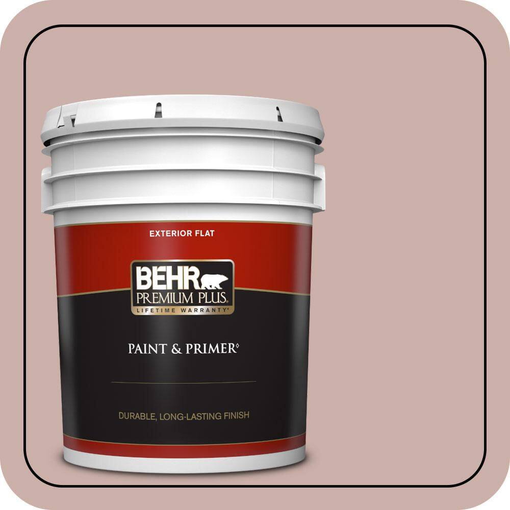 5 gal. Home Decorators Collection #HDC-CT-07A Vintage Tea Rose Flat Exterior Paint & Primer product image for price tracking