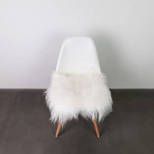Icelandic White 15 in. x 15 in. Sheepskin Chair Pad