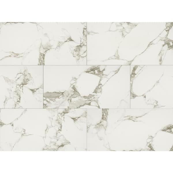 MSI Take Home Tile Sample - Statuario 4 in. x 4 in. Matte Porcelain Floor and Wall Tile