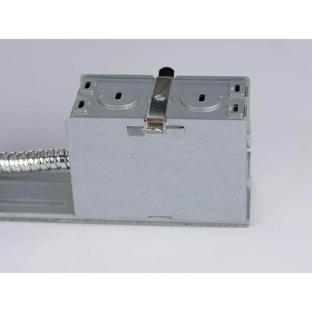 5" Gray Steel LED Recessed Housing with Airtight Seal