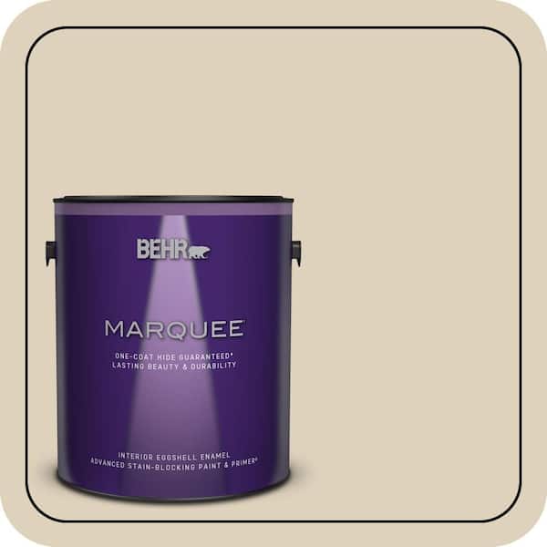 BEHR MARQUEE 1 gal. #PPU4-12 Natural Almond Eggshell Enamel Interior Paint & Primer