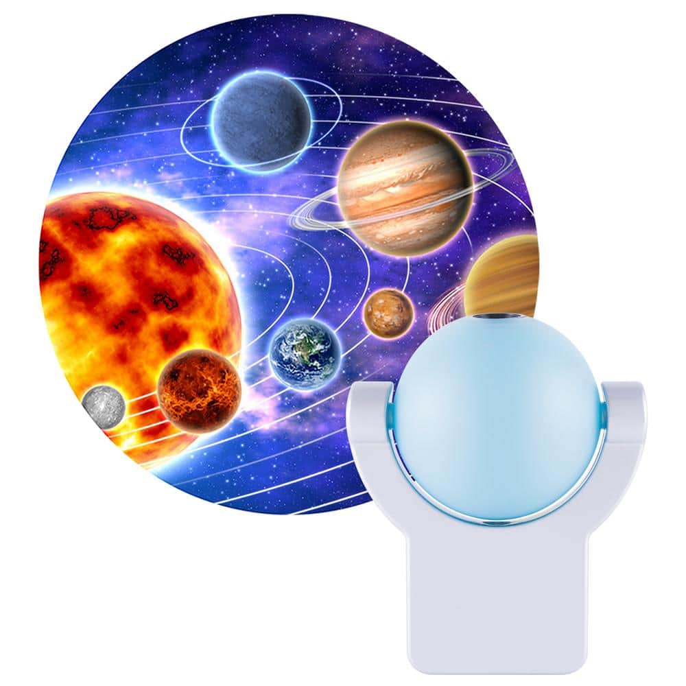 Projectables Solar System Automatic LED Night Light 11282 - The Home Depot