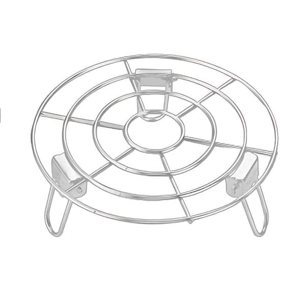 Round Stainless Steel Steamer Rack with Legs 7.9 Inch Foldable Cooling Rack for Steaming Canning Baking