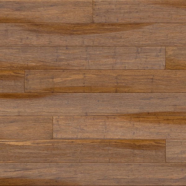 Home Decorators Collection Woven Sand 3/8 in. T x 5.1 in. W Hand Scraped Strand Woven Engineered Bamboo Flooring (25.9 sqft/case)