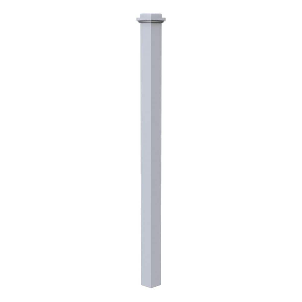 EVERMARK Stair Parts 4075 66 in. x 3-1/2 in. Primed Square Craftsman ...