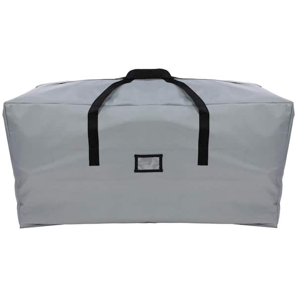 43" Gray and Black Polyester Multipurpose Storage Bag