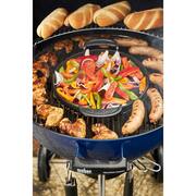 22 in. Master-Touch Charcoal Grill in Deep Ocean Blue with Built-In Thermometer