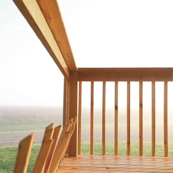 4-Step Cedar-Tone Ground Contact Pressure-Treated Pine Stair Stringer