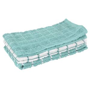 Dew Terry Check Cotton Kitchen Towel Set of 3
