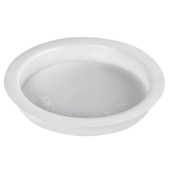 3 in. White Rigid PVC DWV Test Cap, 0.31 ft. Long, Socket Connection for Drain, Schedule 40 (50 Pack)