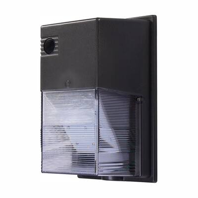 150-Watt Equivalent Integrated Outdoor LED Wall Pack, 2500 Lumens, Dusk to Dawn Outdoor Light