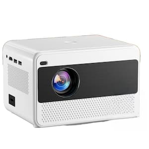 1920 x 1080 Full HD 5G WiFi Bluetooth Portable Projector with 16000 Lumens, Zoom Function & Compatible HMDI, USB, AV, TV