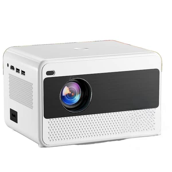 Lukyamzn 1920 x 1080 Full HD 5G WiFi Bluetooth Portable Projector with 16000 Lumens, Zoom Function & Compatible HMDI, USB, AV, TV