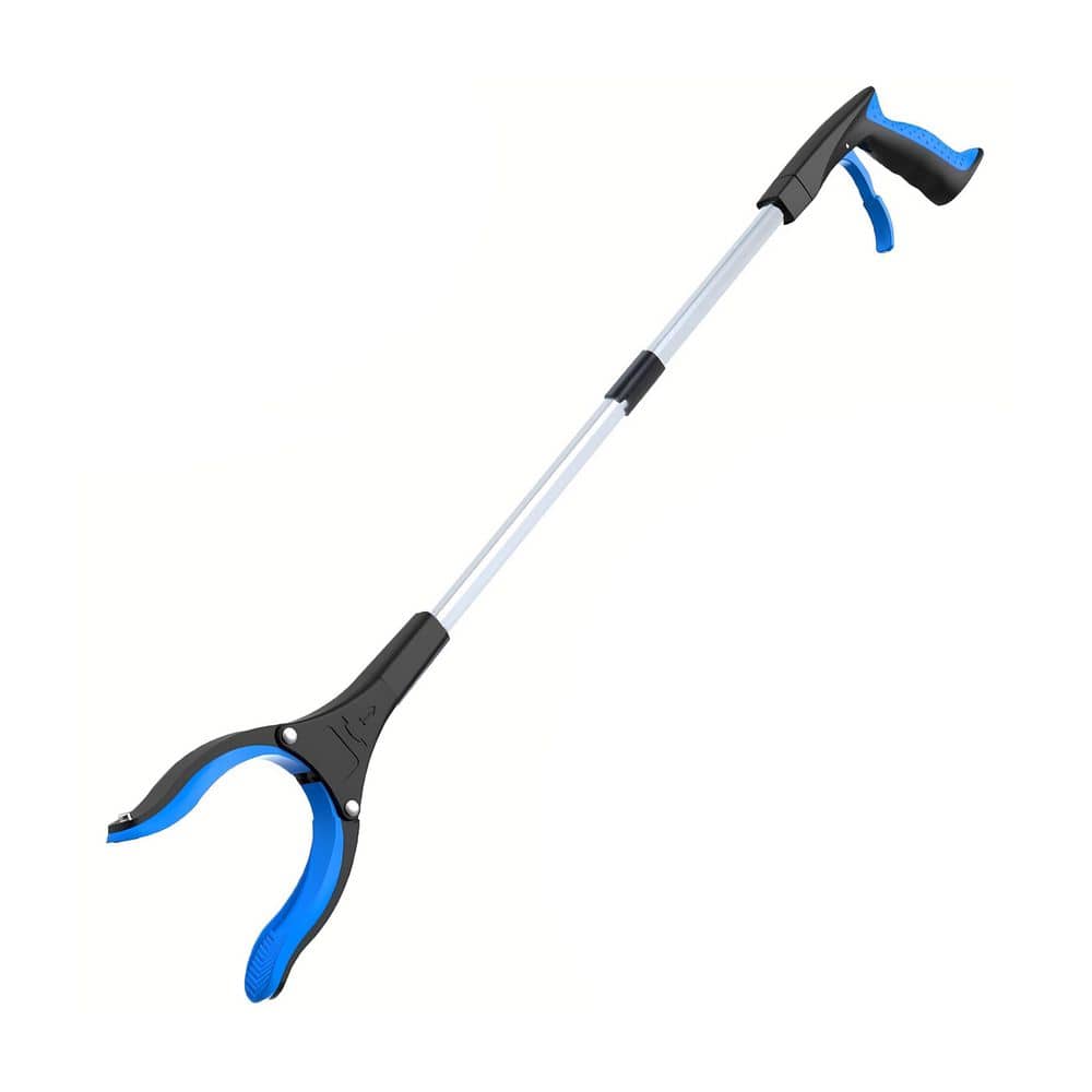 32 in. Foldable Grabber Reacher Tool with 360° Rotating Jaw Strong Magnet Lightweight Blue price history on PriceWatchPro