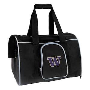 NCAA Washington Huskies Pet Carrier Premium 16 in. Bag in Gray