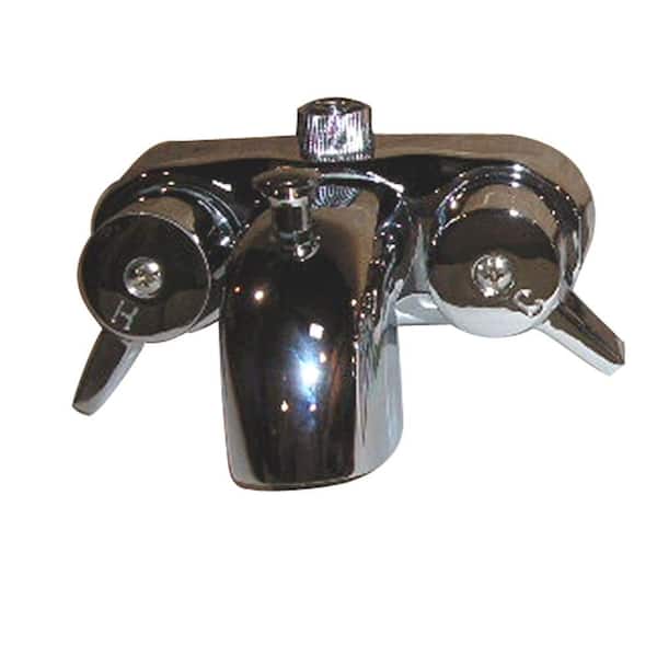 Pegasus 2-Handle Claw Foot Tub Faucet in Polished Chrome