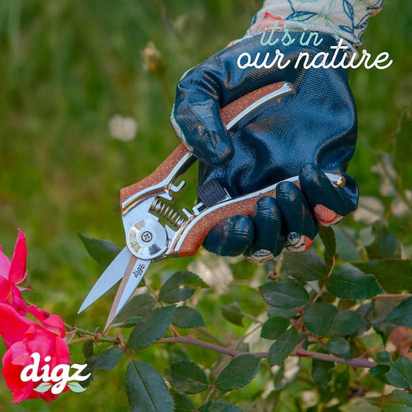 Digz Stainless Steel Compact 2 in. Garden Snips Pruning Shears
