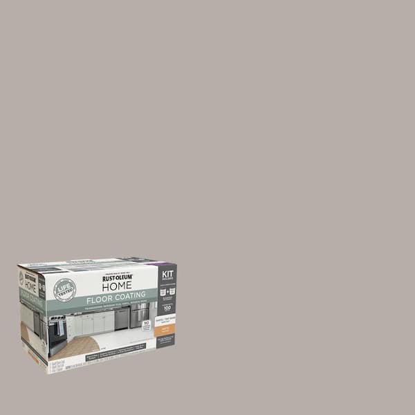 1 qt. Greige Interior Floor Base Matte Clear Coating Kit