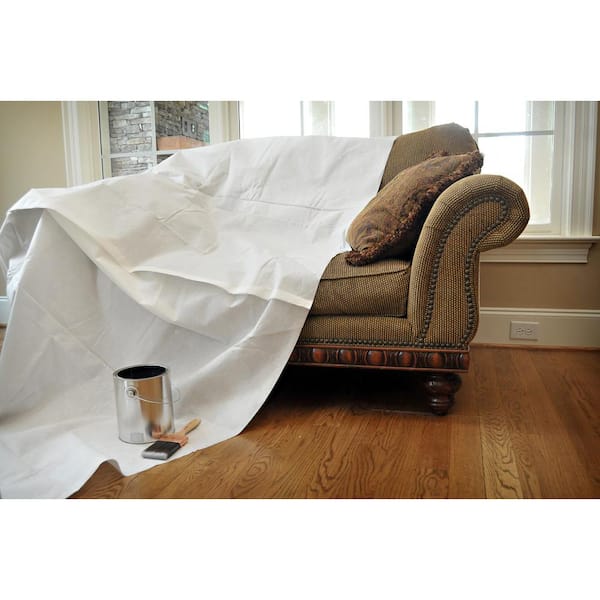 Everbilt 5 Ft x 5 Ft Small Project Canvas Drop Cloth 556Z - The