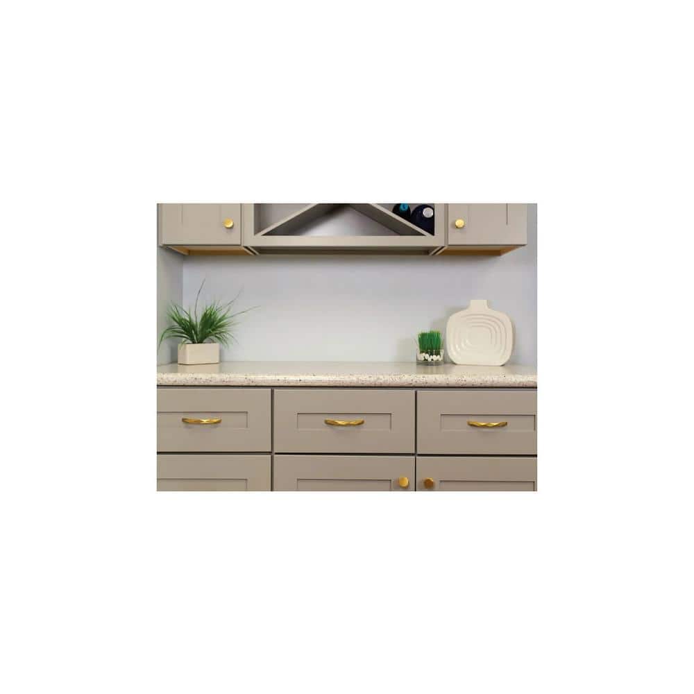 Champagne Bronze 3" Geometric Kitchen Cabinet Handles