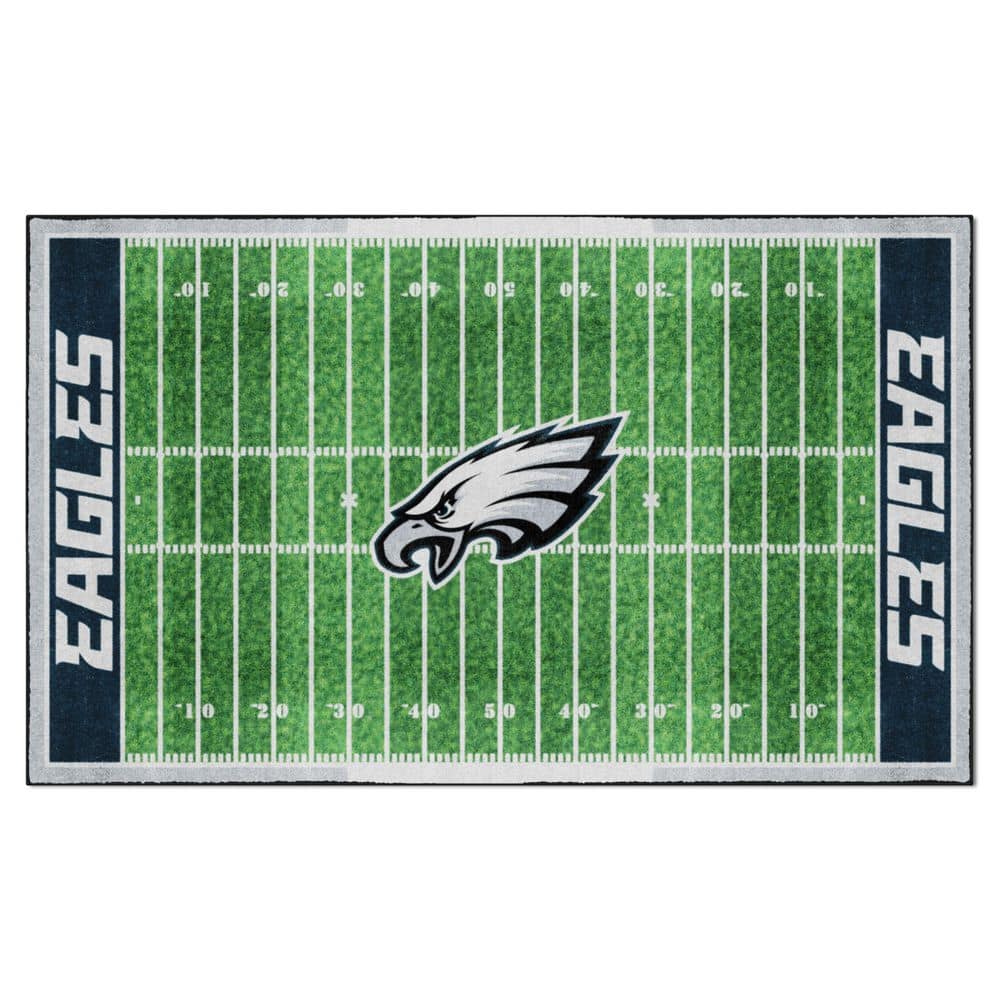 FANMATS Philadelphia Eagles Super Bowl LII Champions Green 2.5 ft. x 6 ft.  Field Runner Rug 14523 - The Home Depot