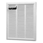 240-volt 2,000-watt Commercial In-wall Fan-forced Electric Heater in White with Thermostat