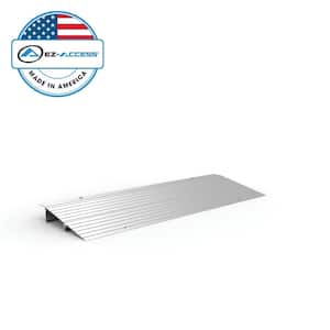 TRANSITIONS Aluminum Threshold Ramp 12 in. L x 34 in. W x 2 in. H