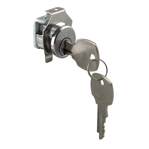 Prime-Line 5-Pin Tumbler Diecast Nickel-Plated Mailbox Lock, Florence