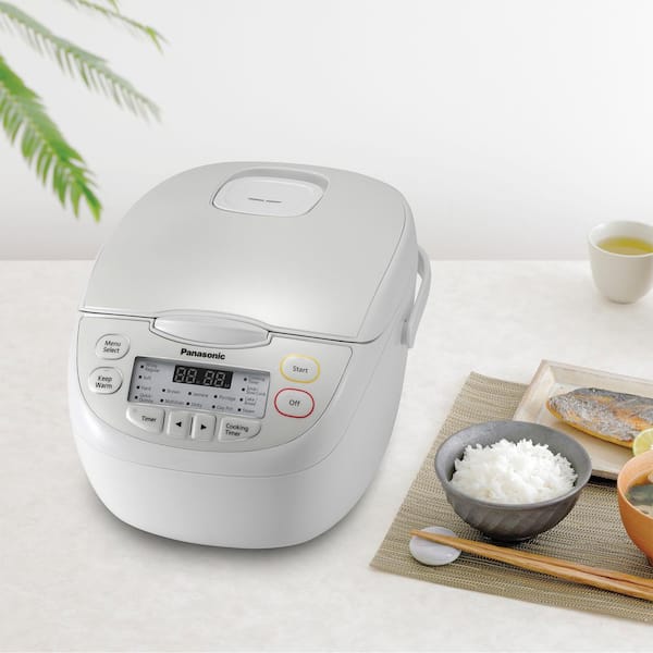 Panasonic White Electric Multi-Cooker Rice Cooker SR-CN108 - The 