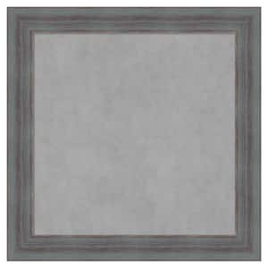 Dixie Grey Rustic 14 in. x 14 in. Framed Magnetic Board