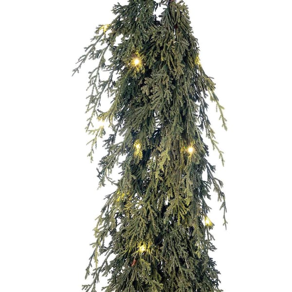 Garland 5 ft. green Artificial cedar Garland