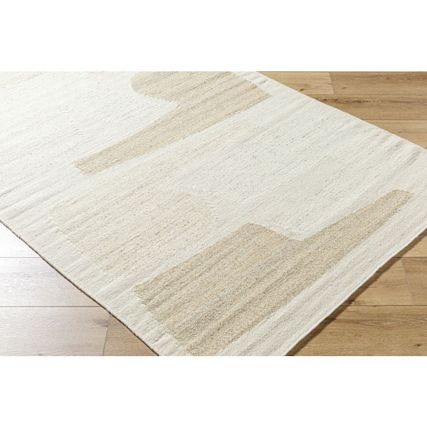 5 ft. x 7 ft. Cream and Beige Lanesra LAR-2303 Handmade Area Rug