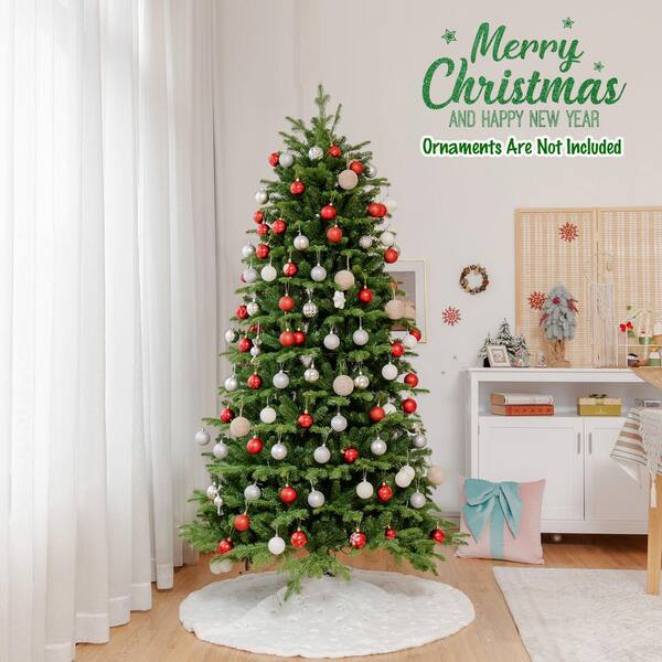 Gymax 6 FT Pre-lit Artificial Christmas Tree w/APP Control & 15 Lighting  Modes GYM08412 - The Home Depot