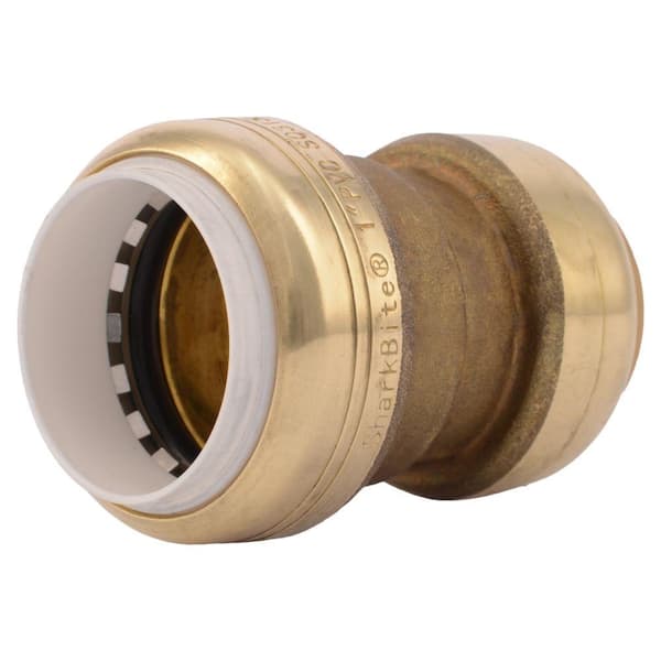 SharkBite 1 in. Push-to-Connect PVC IPS x CTS Brass Conversion Coupling Fitting