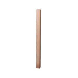 Red Oak 4000 3-1/4 x 54 in. Blank Style Wood Newel Post for Stair Remodeling