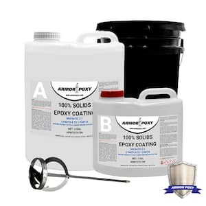3 Gal. Clear Gloss 2 Part Epoxy Interior/Exterior Concrete Basement and Garage Floor Paint