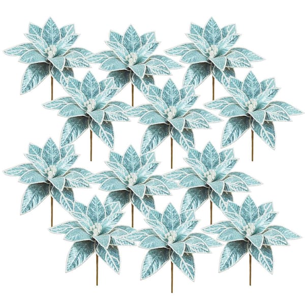 13.4 in. Red Artificial Assorted Flowers Floral Arrangements